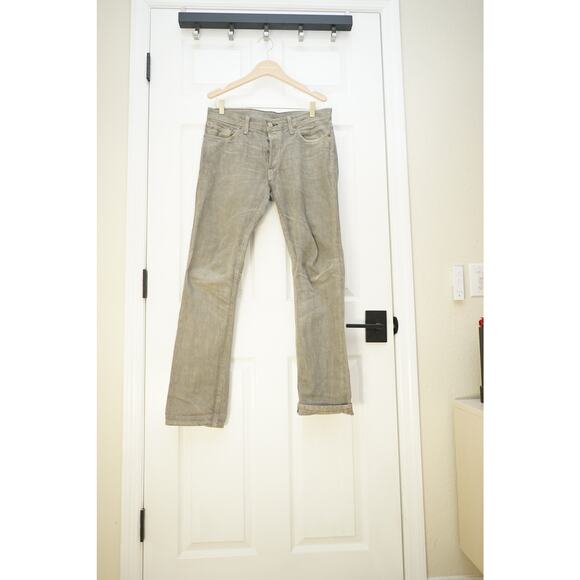 RRL Gray Wash Slim Fit Shuttle Woven Denim Jeans Sz 30 x 30